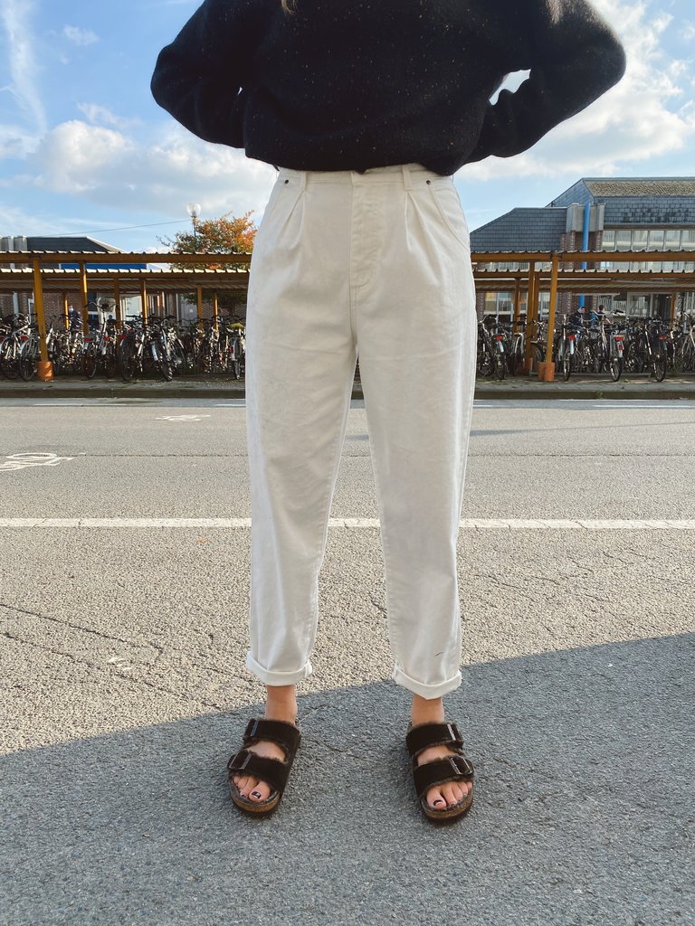 Cigala's Tapered pant - Milk