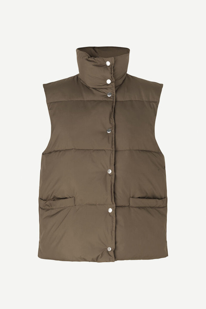 Samsoe Samsoe Lyra vest - Chocolate chip