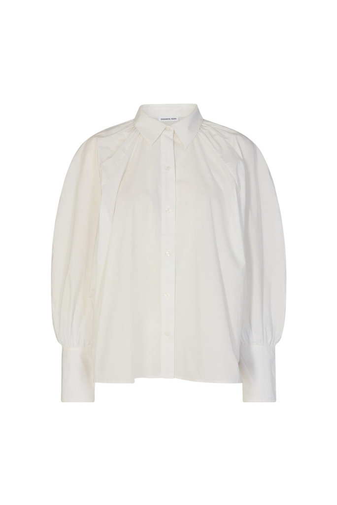 Designers Remix Sandra scallop blouse - Cream