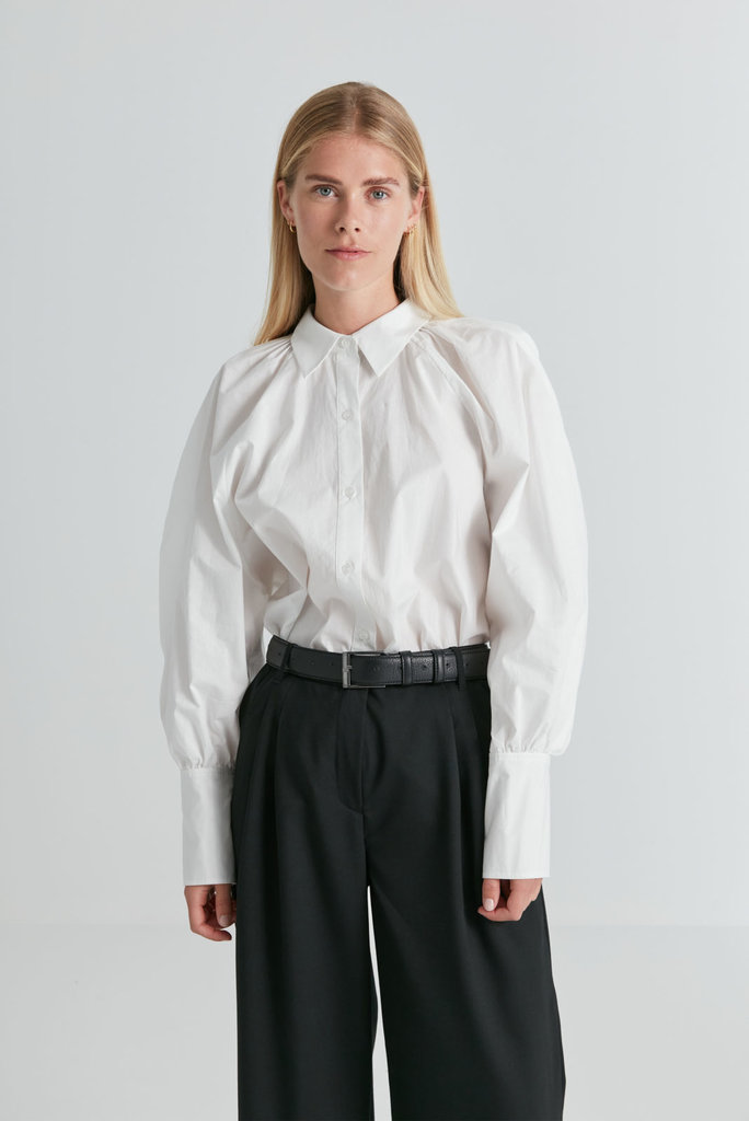 Designers Remix Sandra scallop blouse - Cream