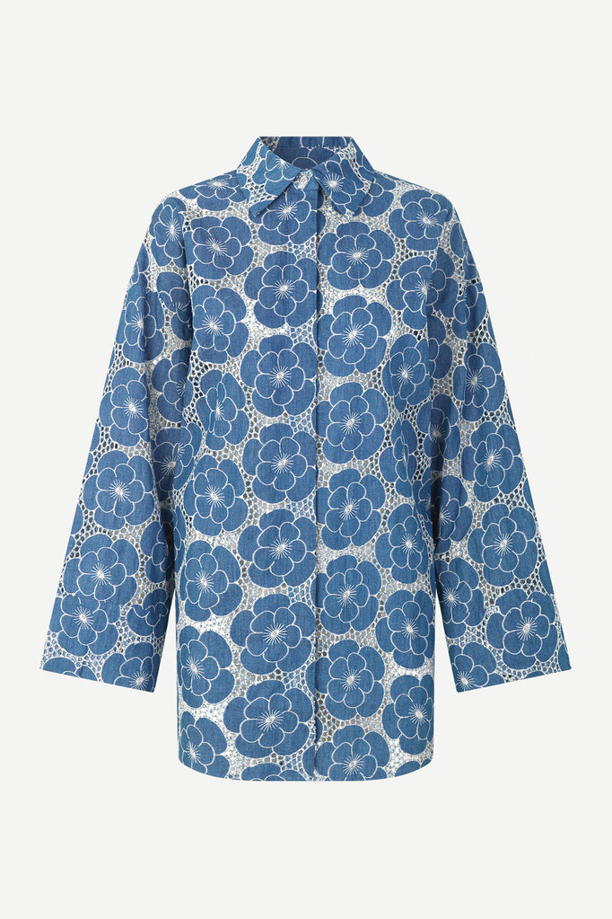 Samsoe Samsoe Jimea shirt - Blue Flower