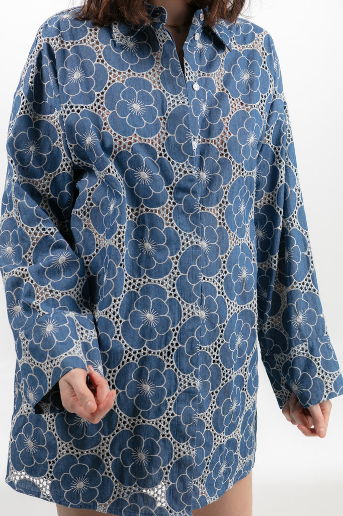 Samsoe Samsoe Jimea shirt - Blue Flower