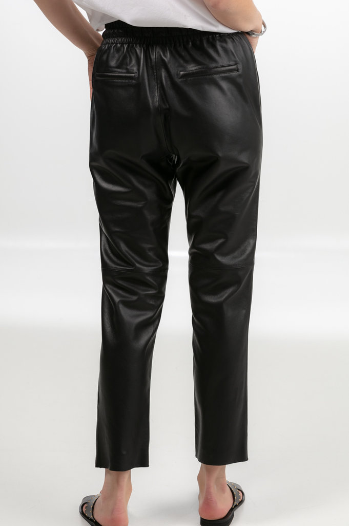 Oakwood Gift leather pants - Noir