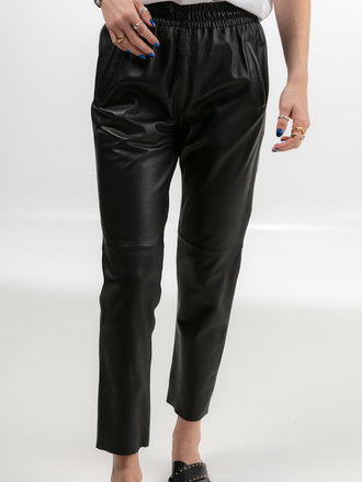Oakwood Gift leather pants - Noir
