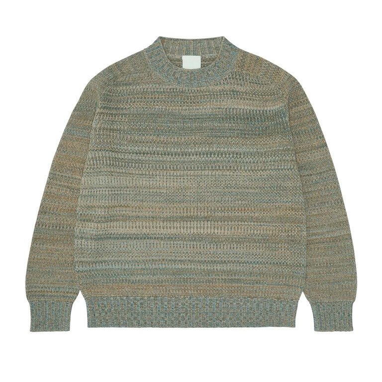 FUB FUB Melange sweater - Sage melange