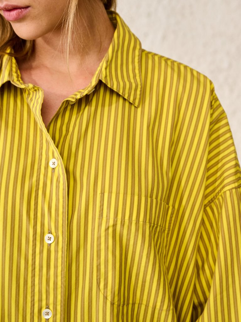 Bellerose Gladys dress - Yellow stripe
