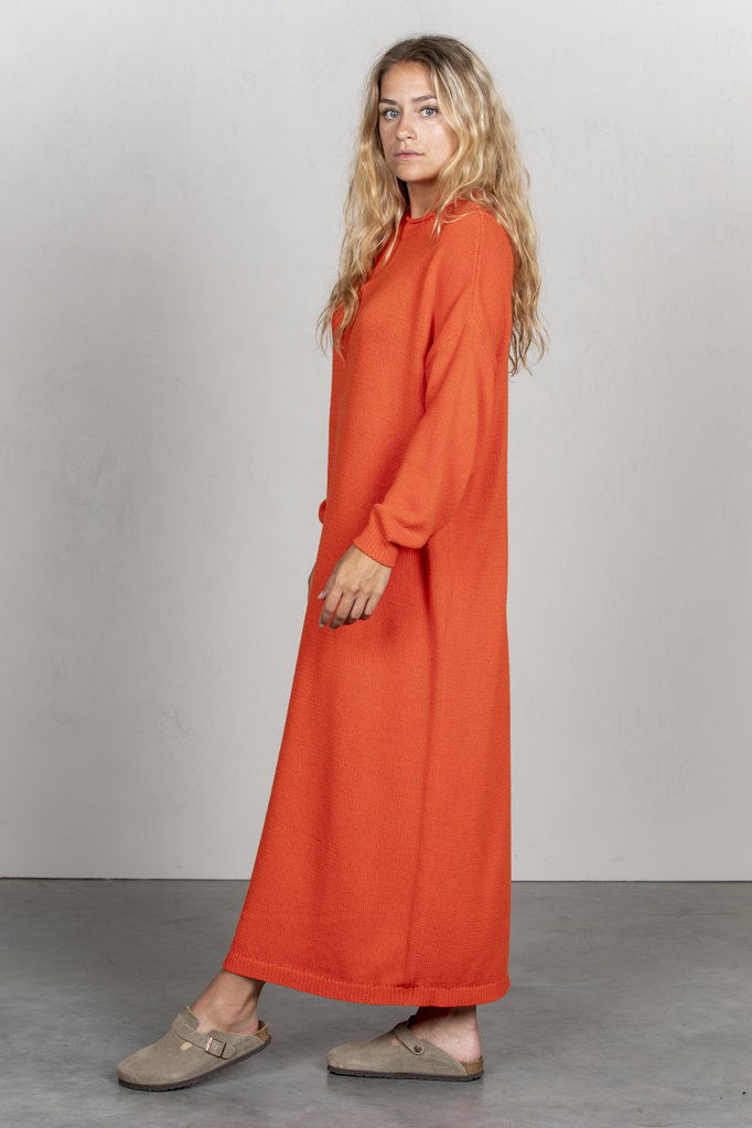LES SOEURS Chara knit dress - Orange