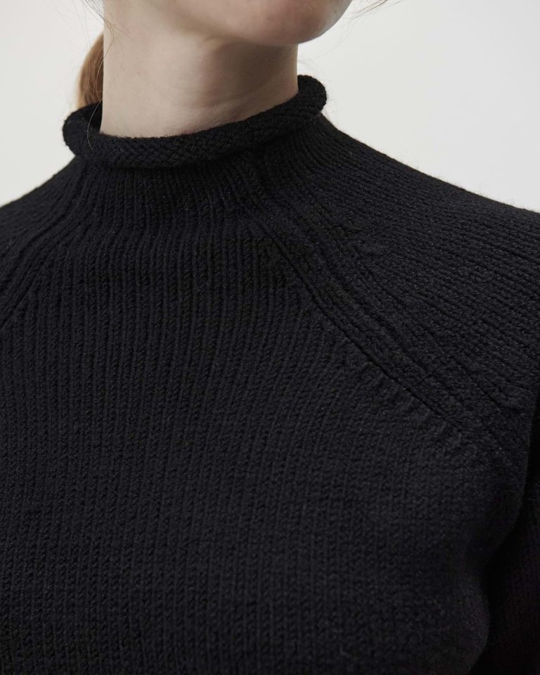 FUB Heavy Merino jumper - black