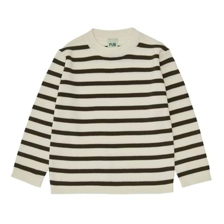 FUB kids FUB kids - Longsleeve tee - Ecru/ forest