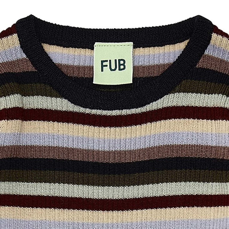 FUB kids FUB baby - Rib blouse - Multi stripe