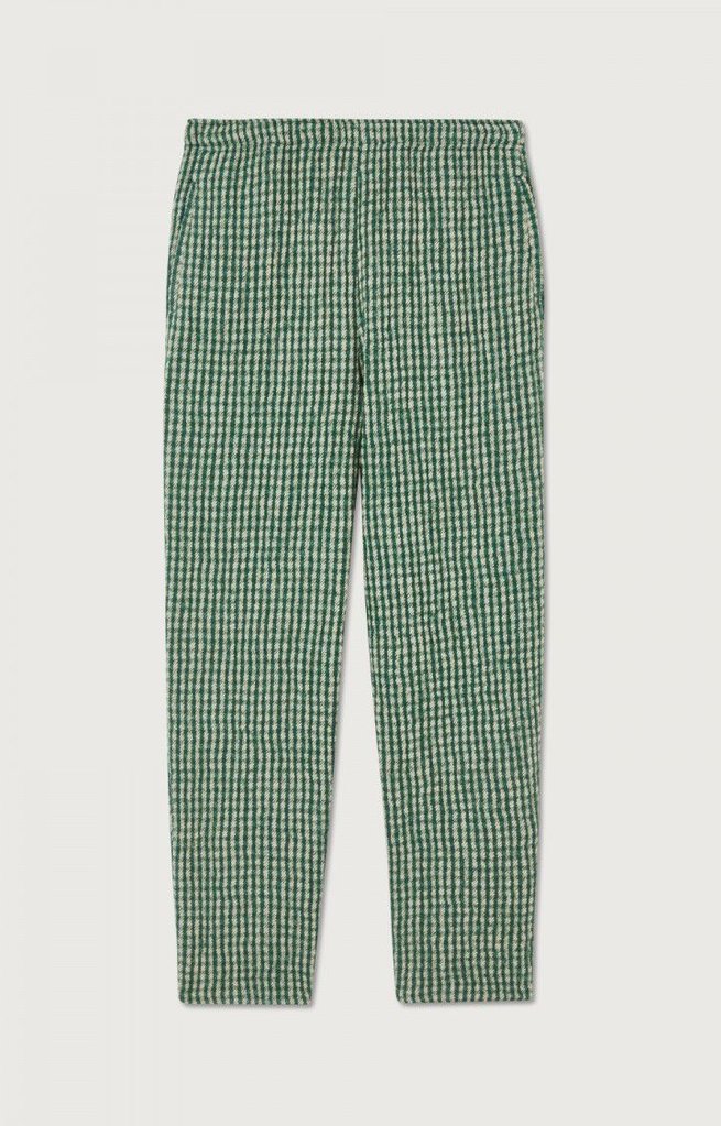 American Vintage Nan pants - Green Carreaux