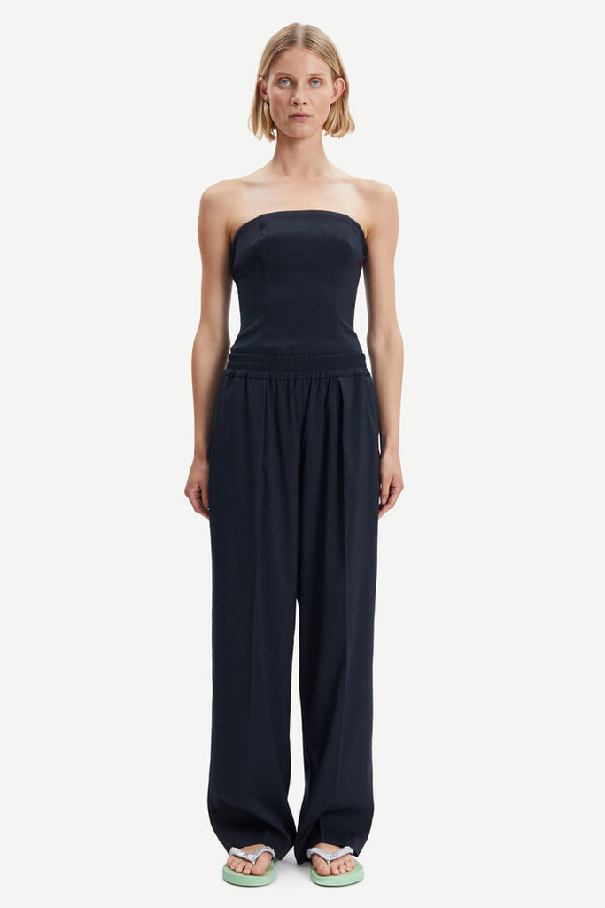 Samsoe Samsoe Julia trousers - Caviar