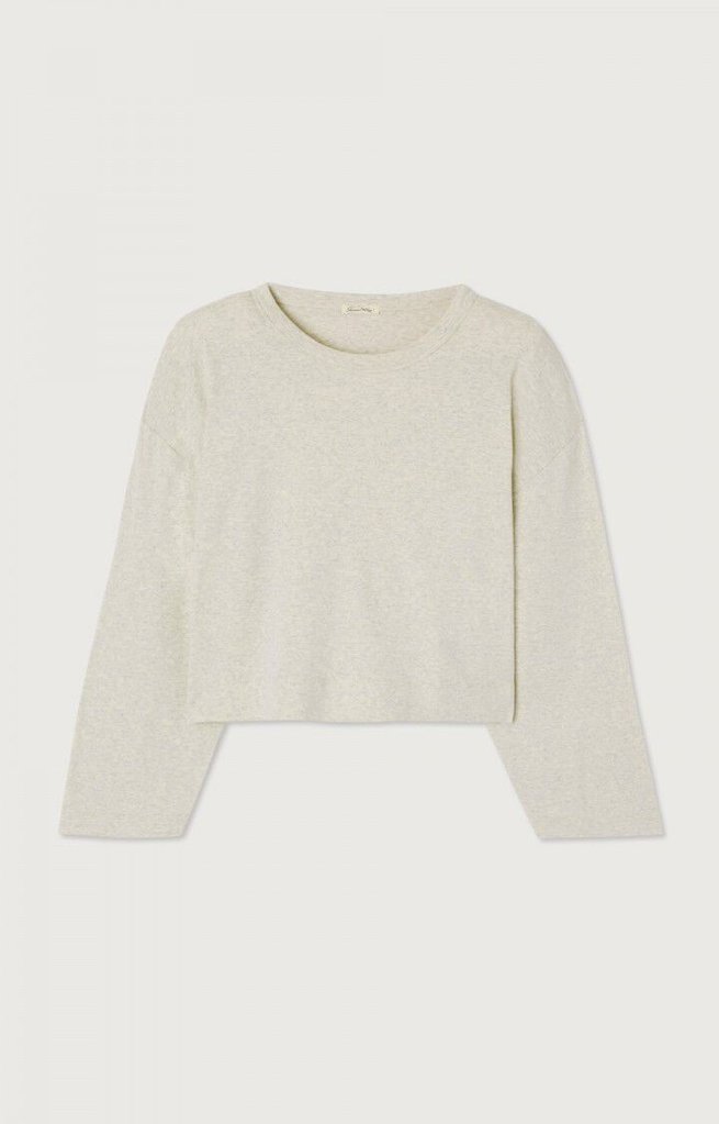 American Vintage Bozy longsleeve t-shirt - Creme Chine