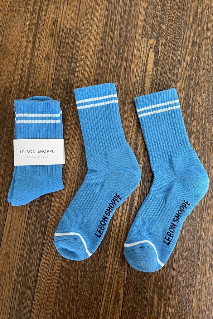 Le Bon Shoppe Boyfriend socks - Ocean blue