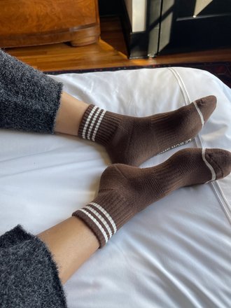 Le Bon Shoppe Girlfriend socks - Mahogany