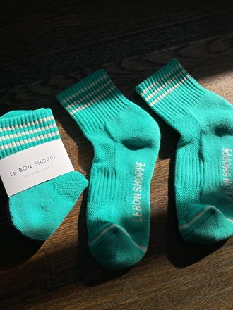 Le Bon Shoppe Girlfriend socks - Emerald