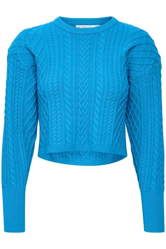 Gestuz Lexi pullover - Malibu blue