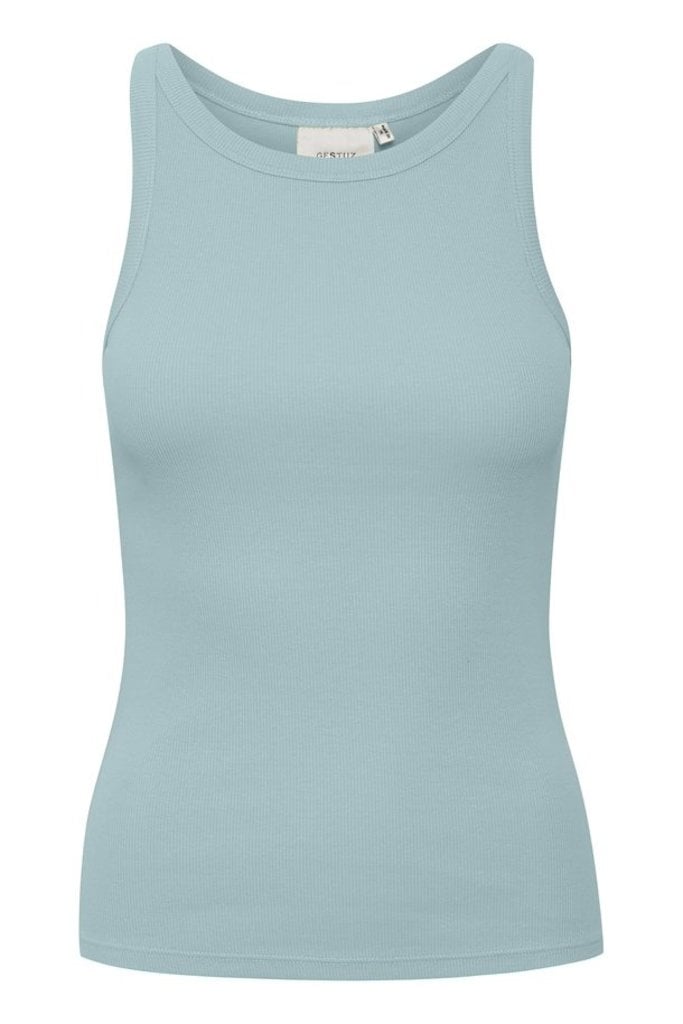 Gestuz Drew top - Dusty turquoise