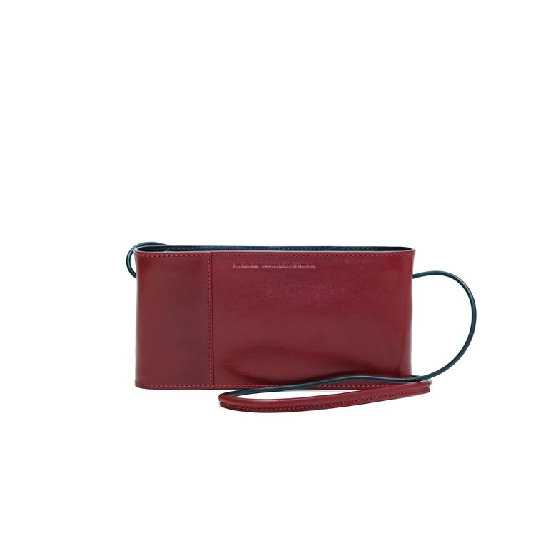 Evelien Vanhooydonck Philo (rubber strap) bag - Red