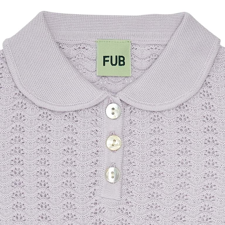 FUB kids FUB kids - Pointelle polo - Emetyst