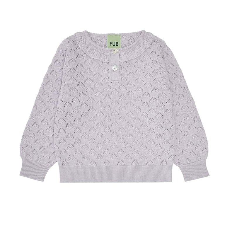 FUB kids FUB Baby - Pointelle Blouse - Ametyst