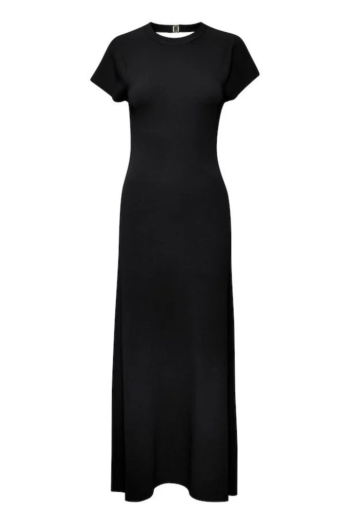 Gestuz Mona Long Dress - Black