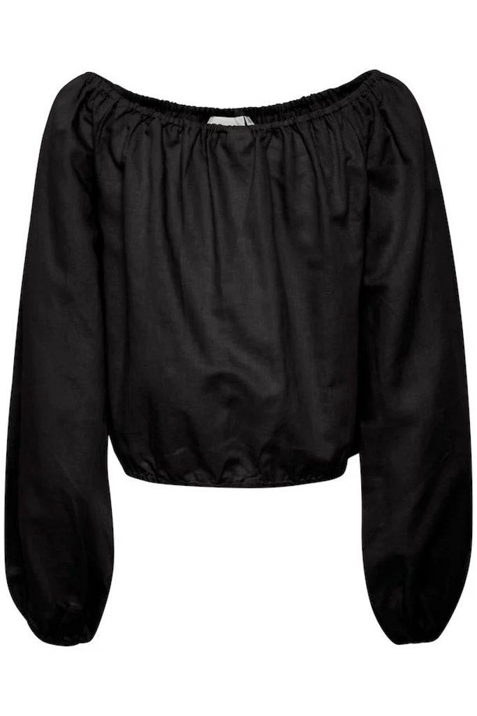 Gestuz Lolian Off Shoulder Blouse - Black