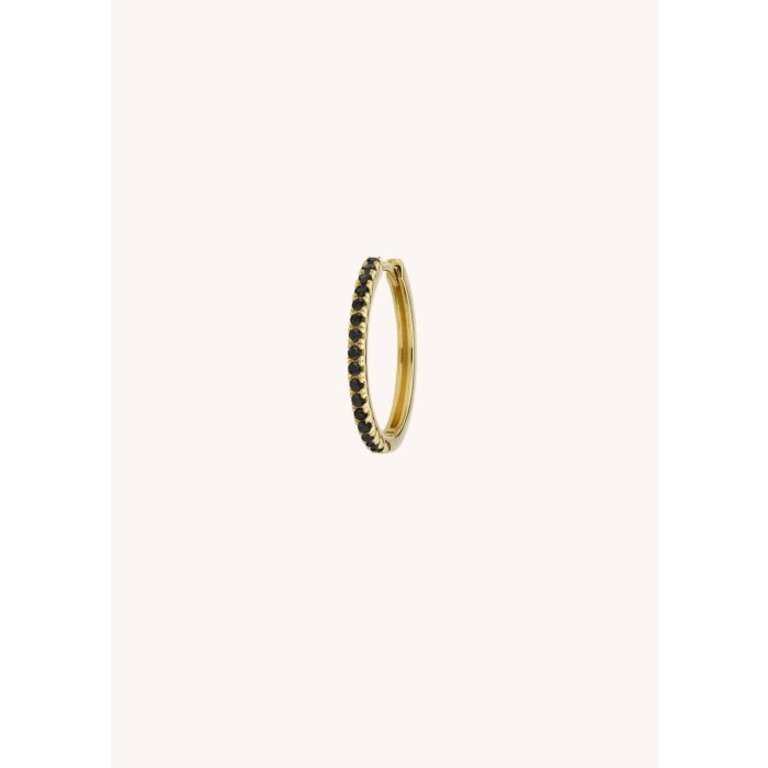 MYA-BAY Black Lovely Delhi Hoop - Gold - Per Stuk