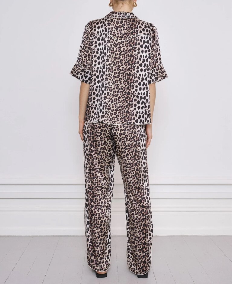 Notes du Nord Hazel Silk Shirt - Leopard