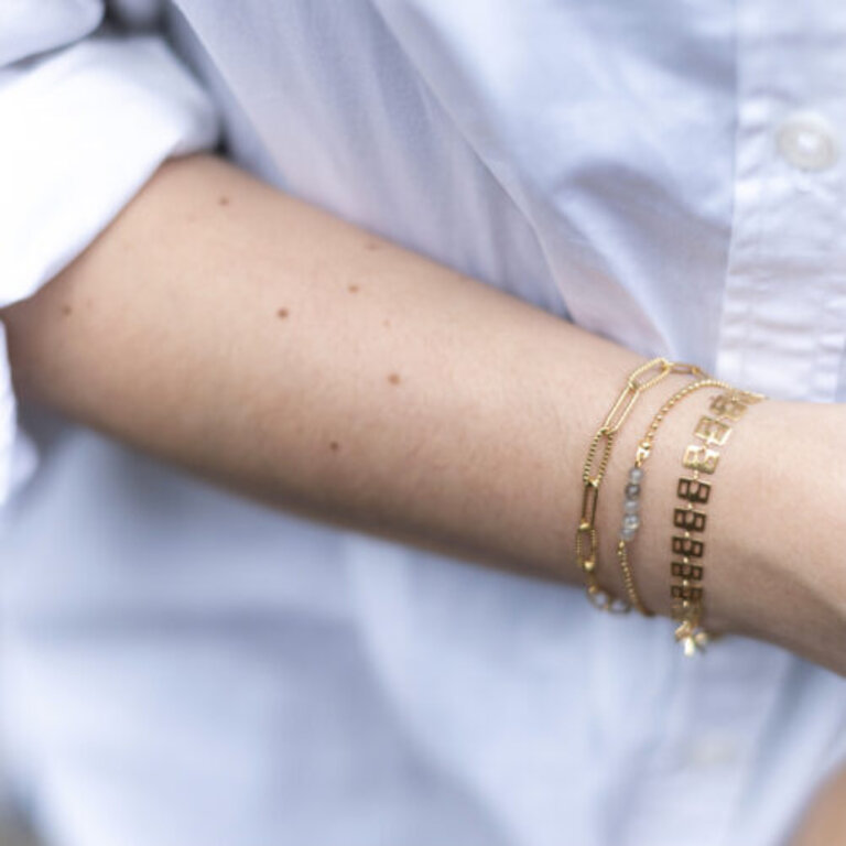 Ellen Beekmans Schakelarmband twisted