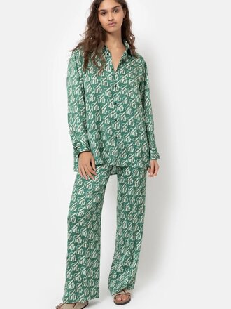 Âme Antwerp Indiana Pants - Green Logo