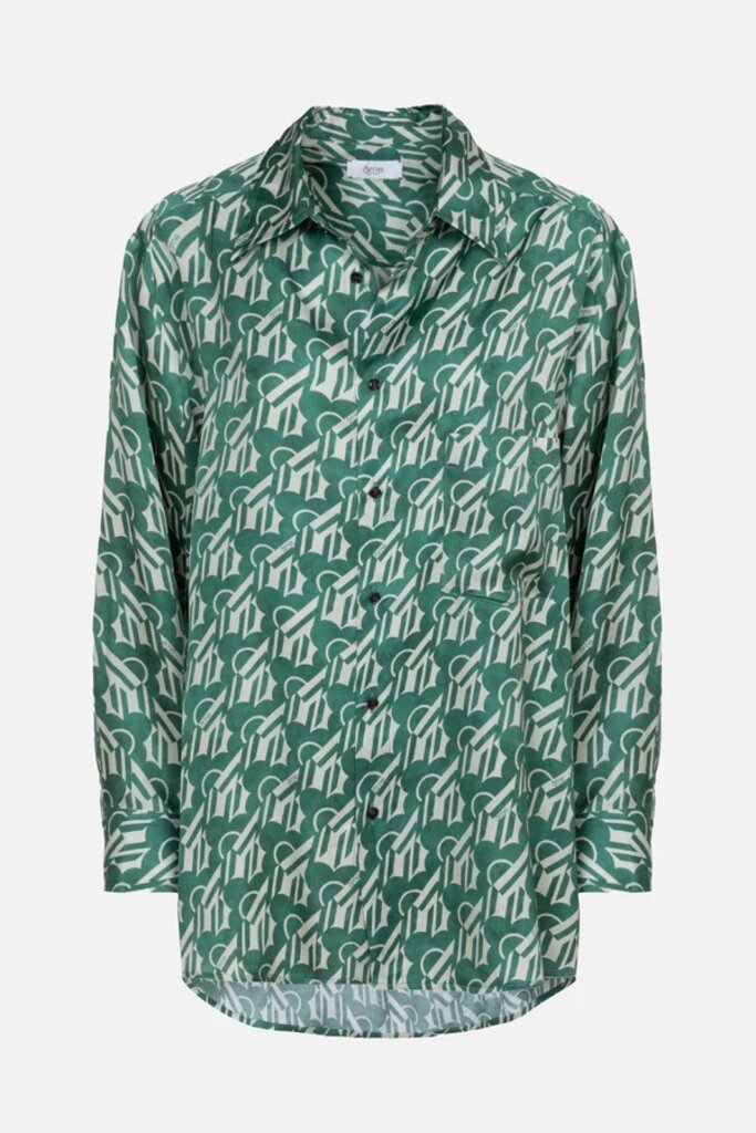 Âme Antwerp Ilena Shirt - Green Logo