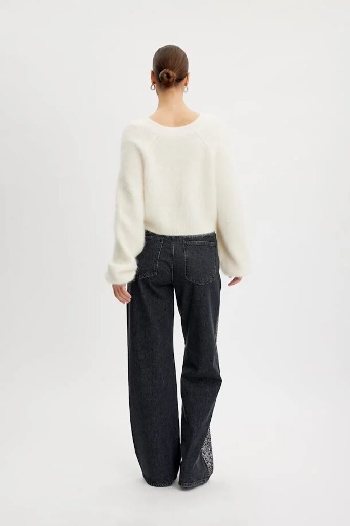 Gestuz Safi Cropped Knit - Egret