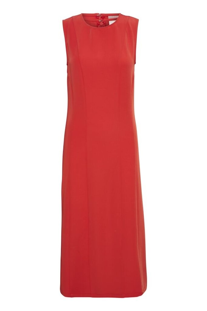 Gestuz Sloan Midi Dress - Red Alert