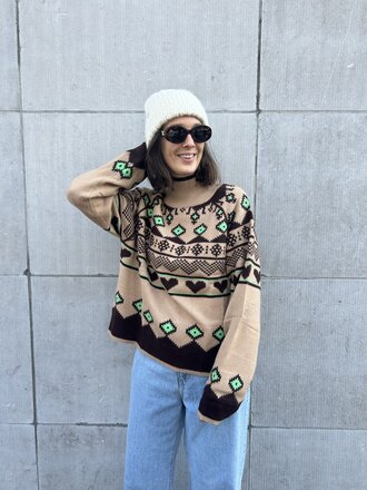 Absolut Cashmere Montagne Knit - Camel