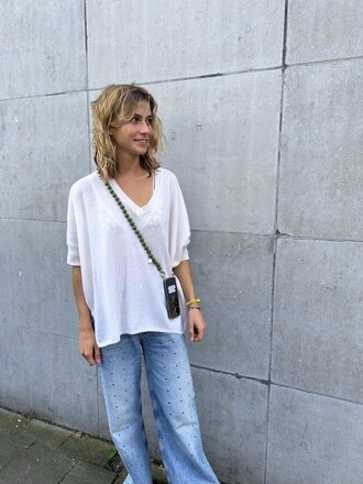 Absolut Cashmere Kate Poncho - Blanc