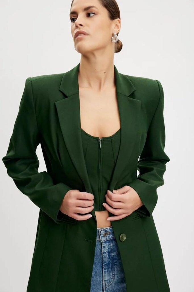 Gestuz Fenaya Blazer - Twocolor Green