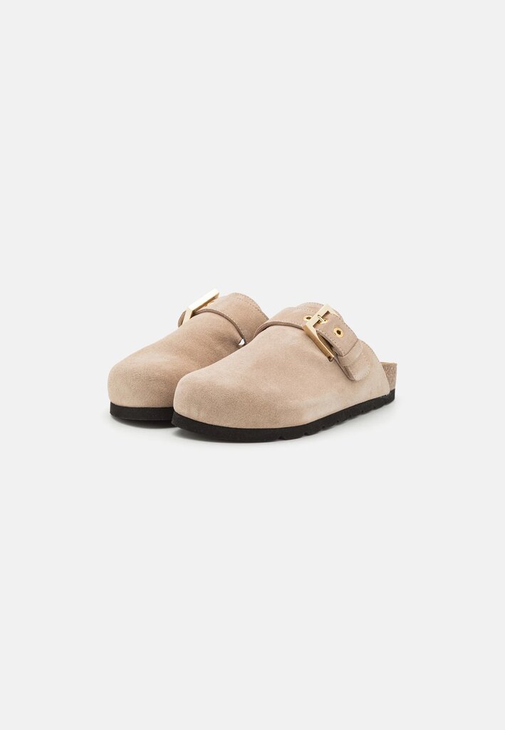 Alohas Cozy suede clogs - Taupe leather