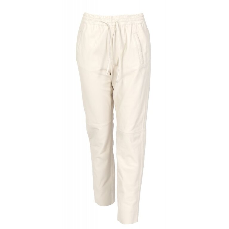 Oakwood Gift leather pants - Coquille