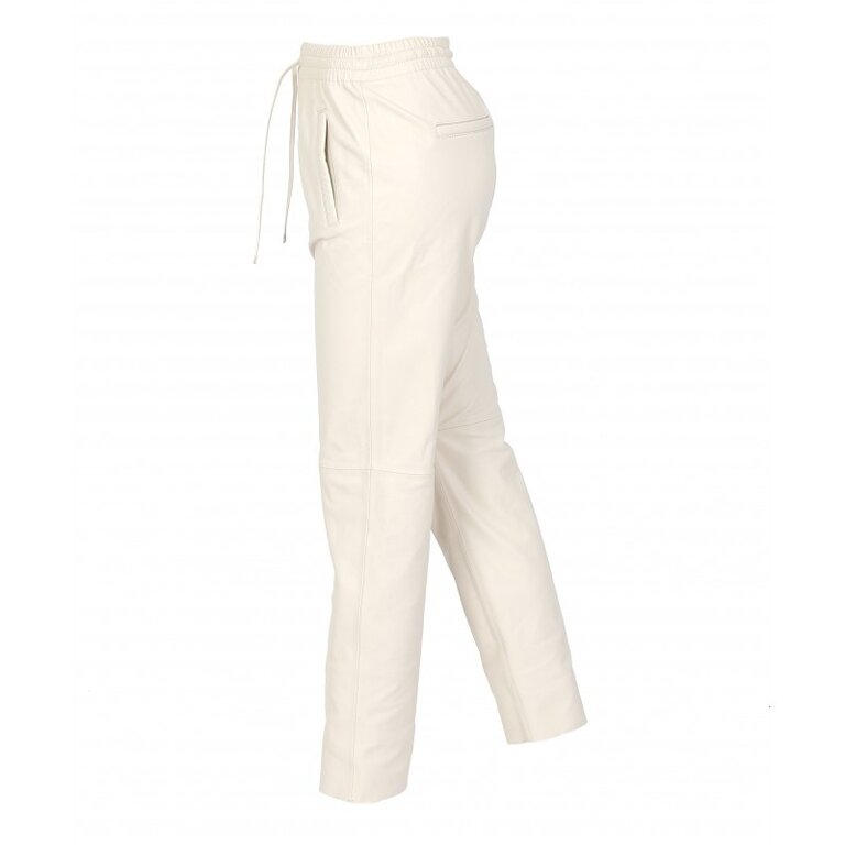 Oakwood Gift leather pants - Coquille