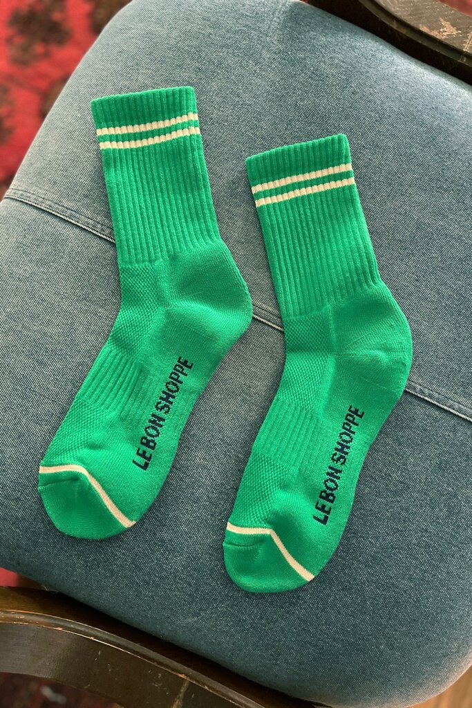 Le Bon Shoppe Boyfriend Socks - Kelly Green