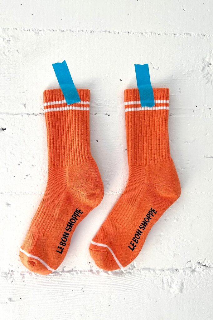 Le Bon Shoppe Boyfriend Socks - Orange