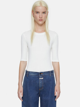 Closed Closed crewneck tee - Ivory