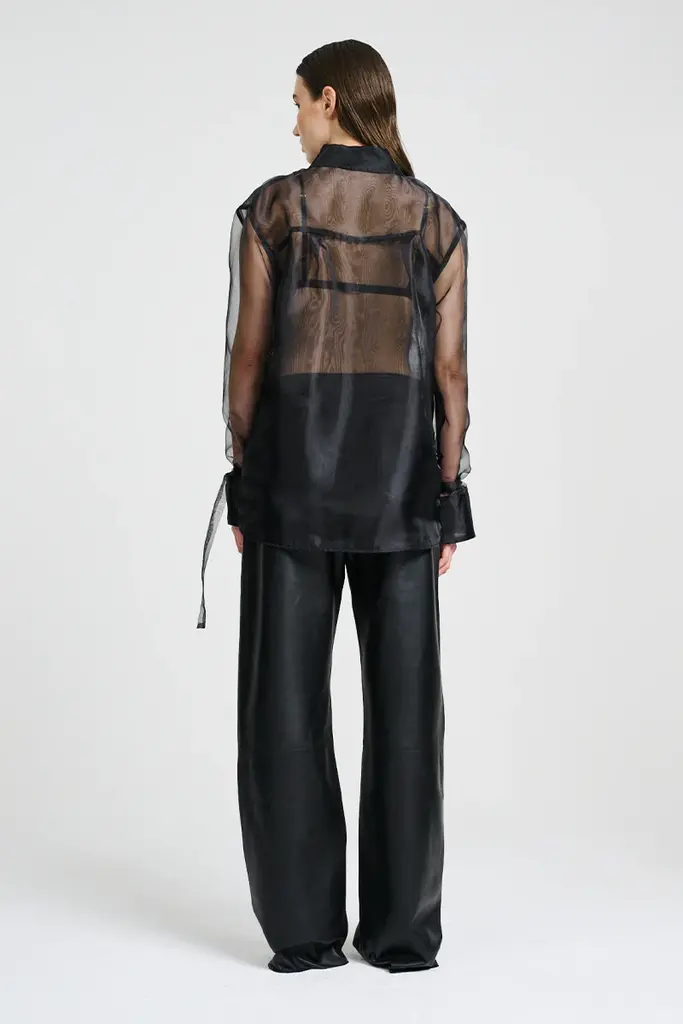 CHPTR-S Sheer Blouse - Black