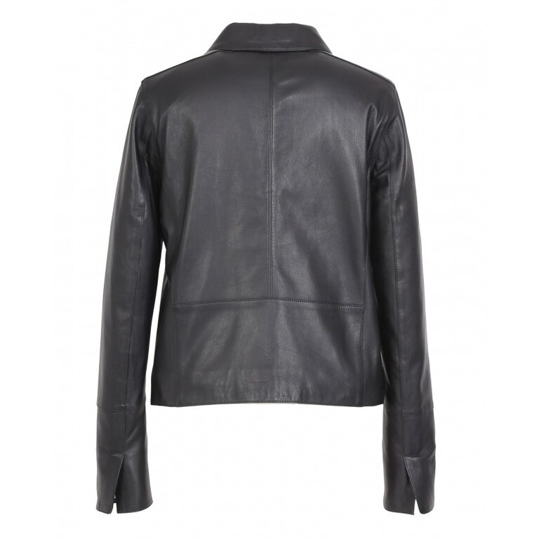 Oakwood Leslie leather jacket - Black