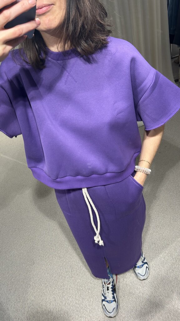 RE/BORN Estelle Skirt - Purple