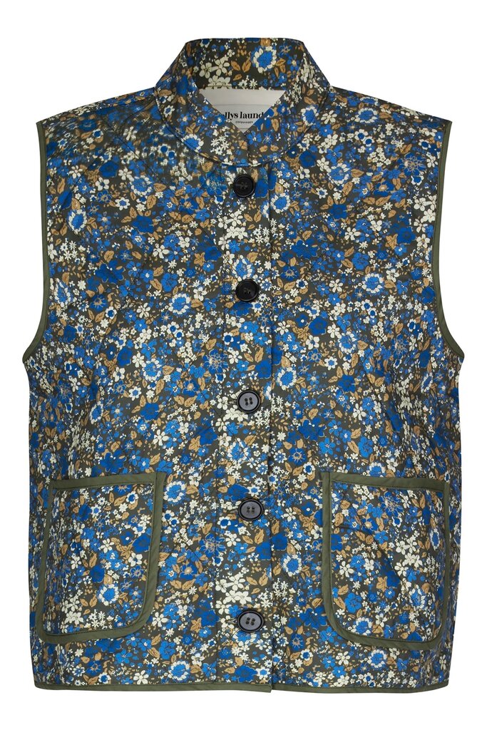 Lolly's Laundry Cairo quilted vest - Blue