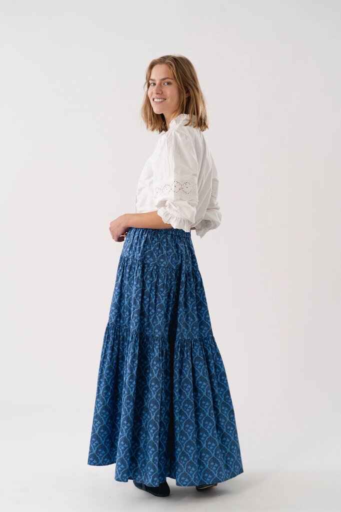 Lolly's Laundry Sunset maxi skirt - Blue