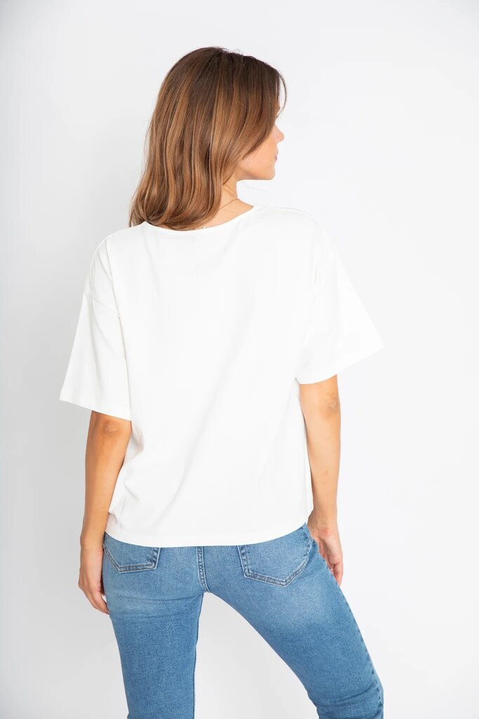 RE/BORN Zoe T-Shirt - Off White
