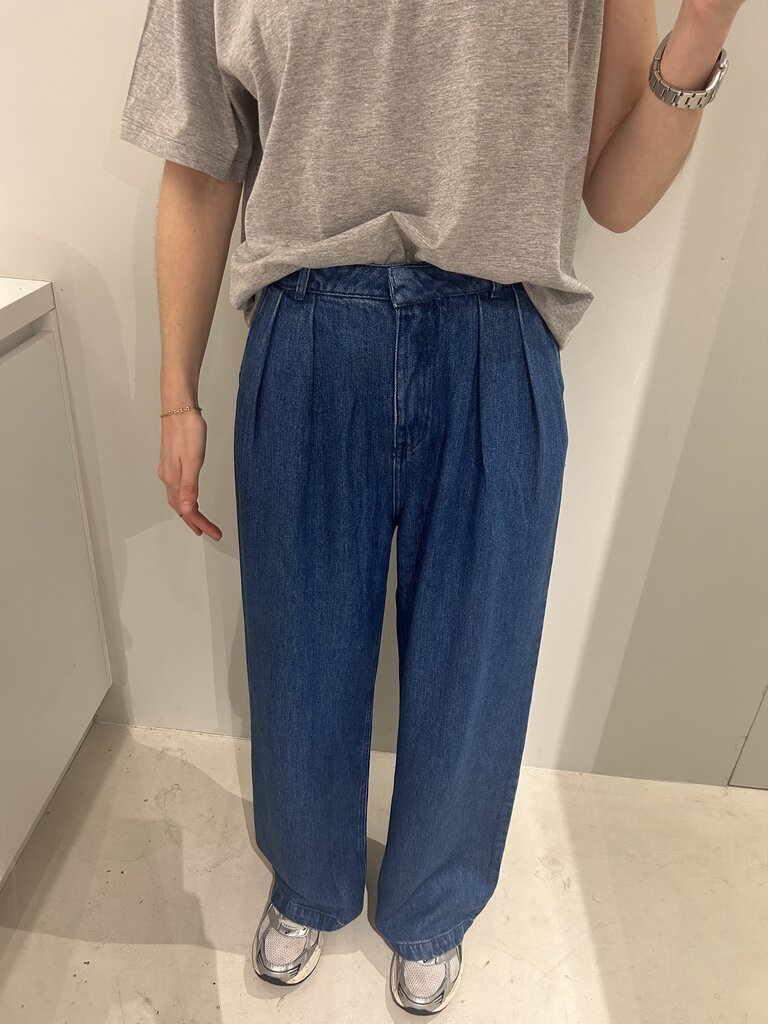 The New Society Woodland Pants - Blue Denim